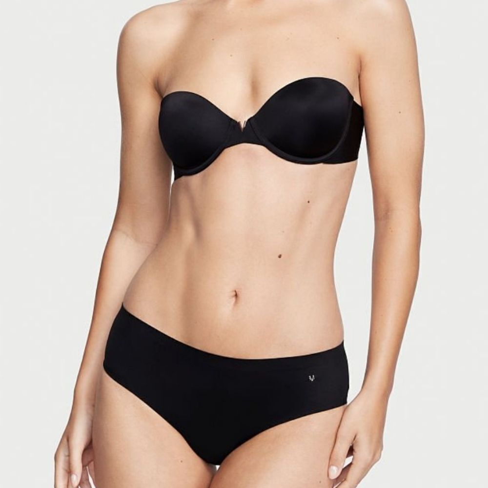 Victoria's Secret LOVE CLOUD Hiphugger Women's Black Panty size small - Picture 2 of 4